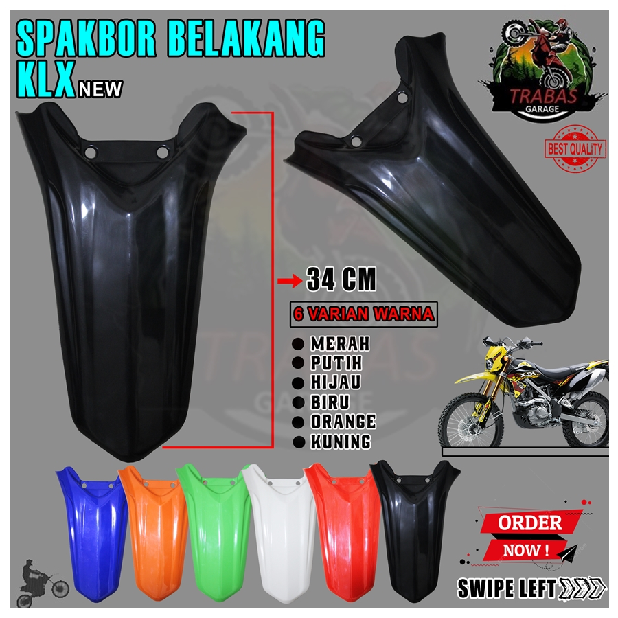 Jual SPAKBOR BELAKANG KLX NEW 150 250 SPAKBOARD FENDER KAWASAKI MOTOR ...