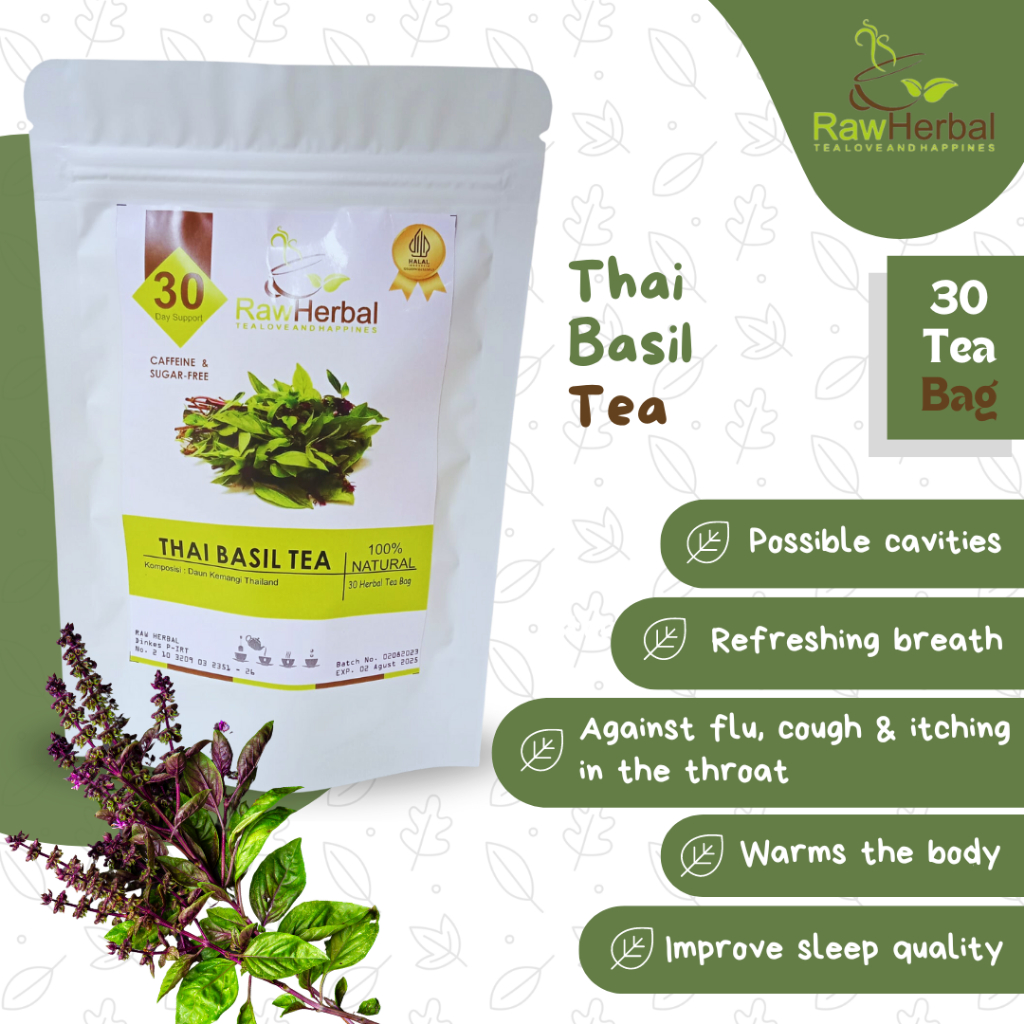 Jual THAI BASIL TEA THAILAND HOLY BASIL TEA (30 TEA BAG) Shopee Indonesia