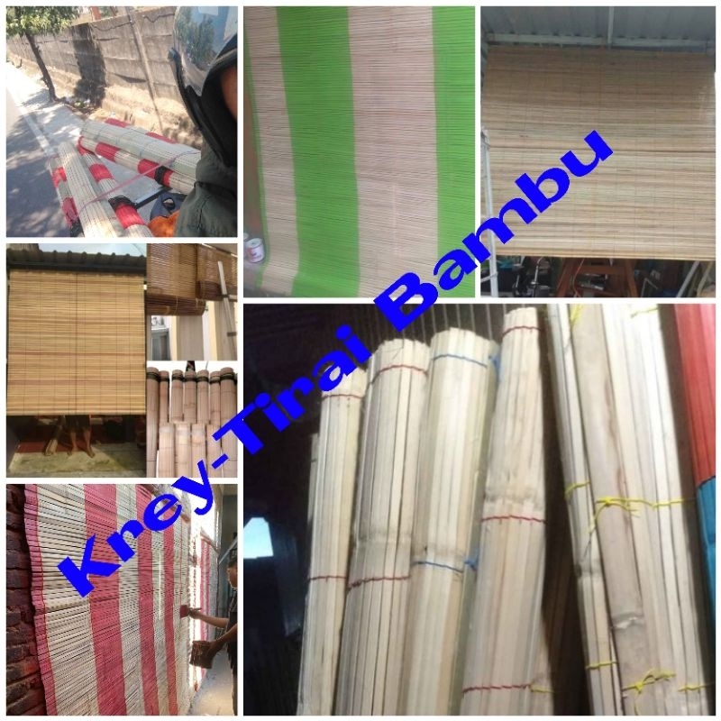 Jual Tirai Bambu Krey Bambu Outdoor Ukuran 2x2 Anti Air Dan Tahan Panas Tirai Bambu Shopee 5265