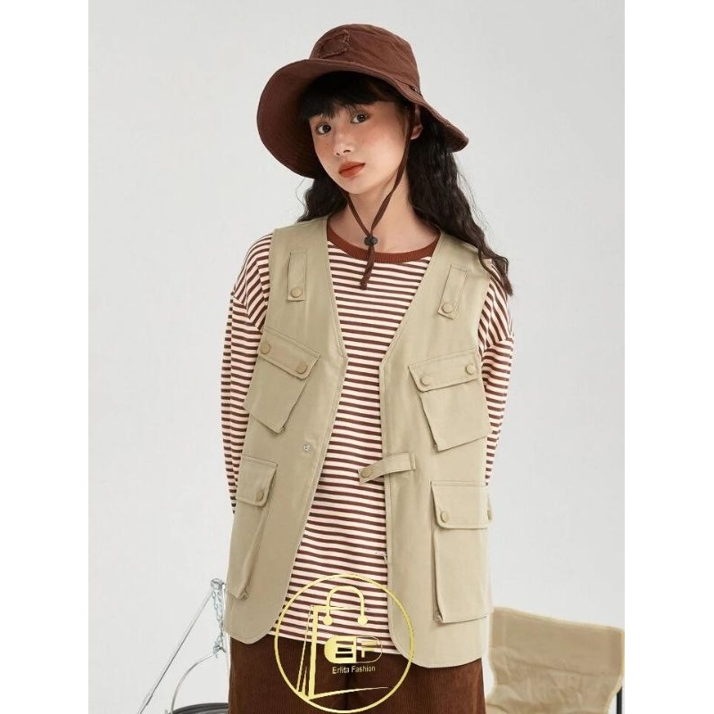 Jual Rompi Vest Korean Styles | Shopee Indonesia