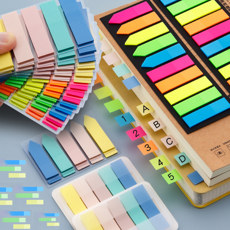 Jual Sticky Note Lembar Catatan Tempel Kotak Warna Warni Morandi Stiker Penanda Indeks Tahan