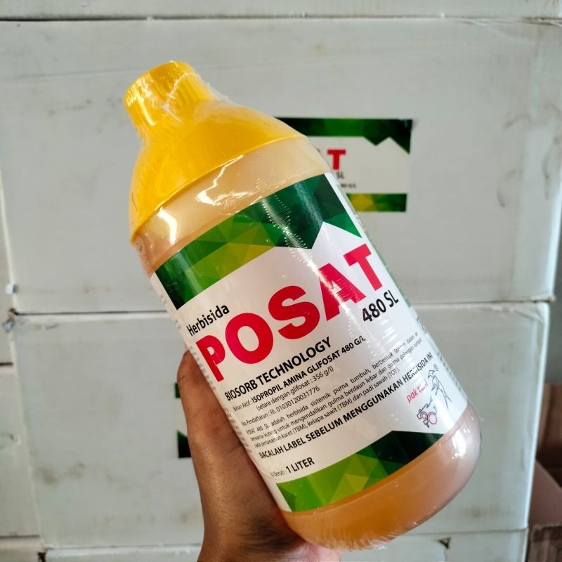 Jual Obat Rumput Herbisida Posat 480 SL 1 Liter Pembasmi Rumput Tuntas ...