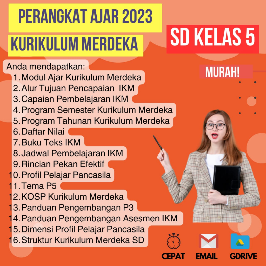 Jual PERANGKAT PEMBELAJARAN KURIKULUM MERDEKA SD KELAS 5 | Shopee Indonesia