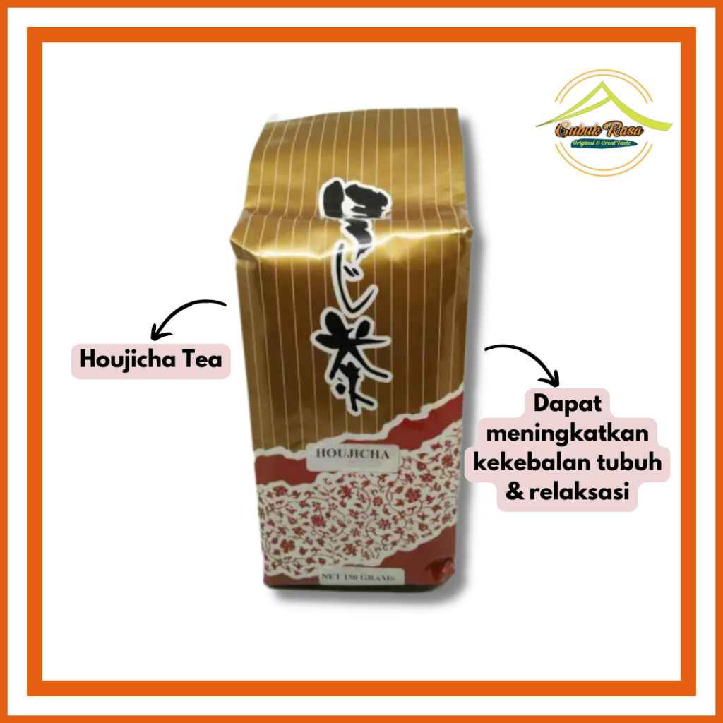 Jual JAW HOUJICHA Teh Hijau/Japanese Roasted Green Tea/Teh Hijau ...