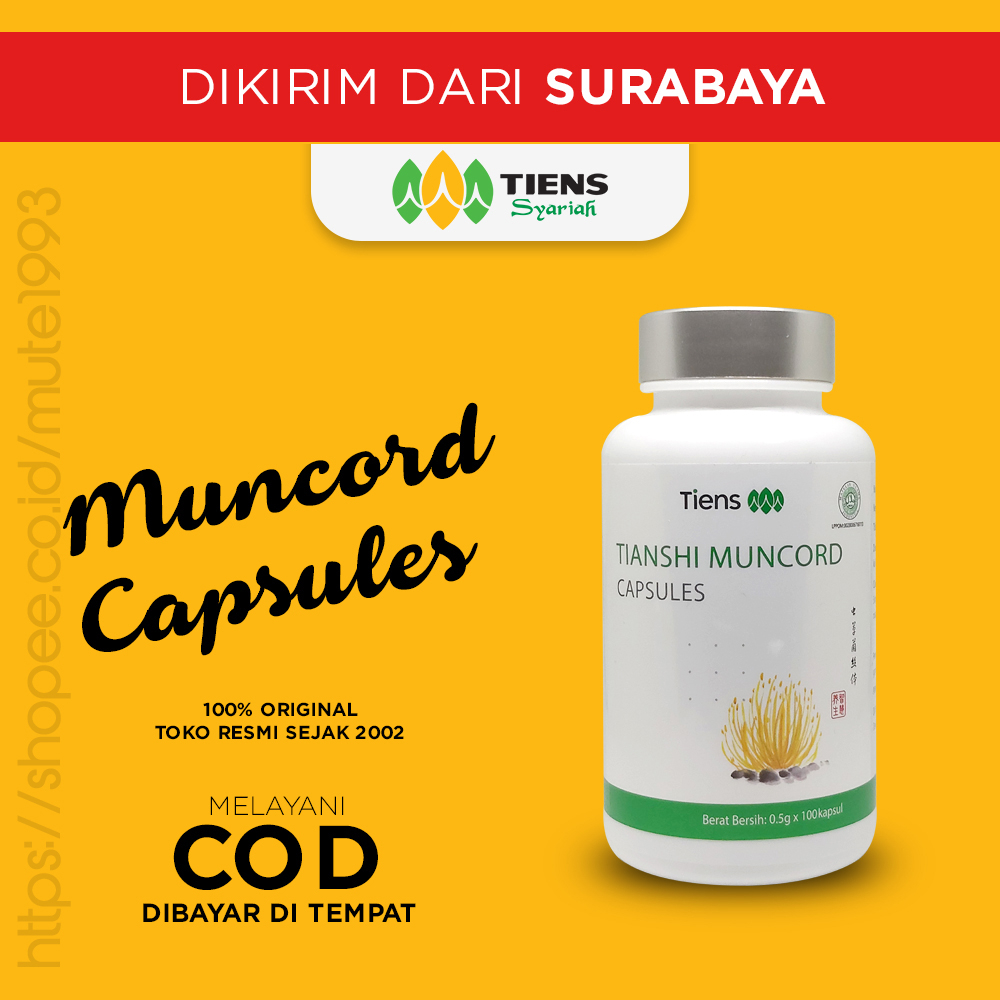 Jual Tiens Surabaya : Muncord Tiens atau Cordyceps Tianshi Original isi ...