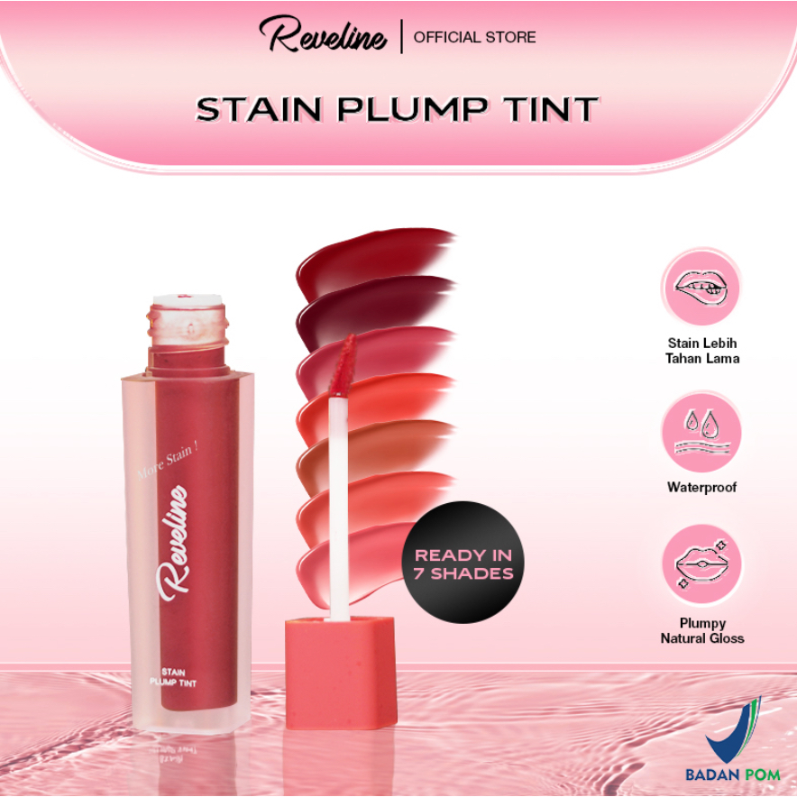 Jual REVELINE Stain Plump Tint Lip Liptint Lipcream ORIGINAL Shopee