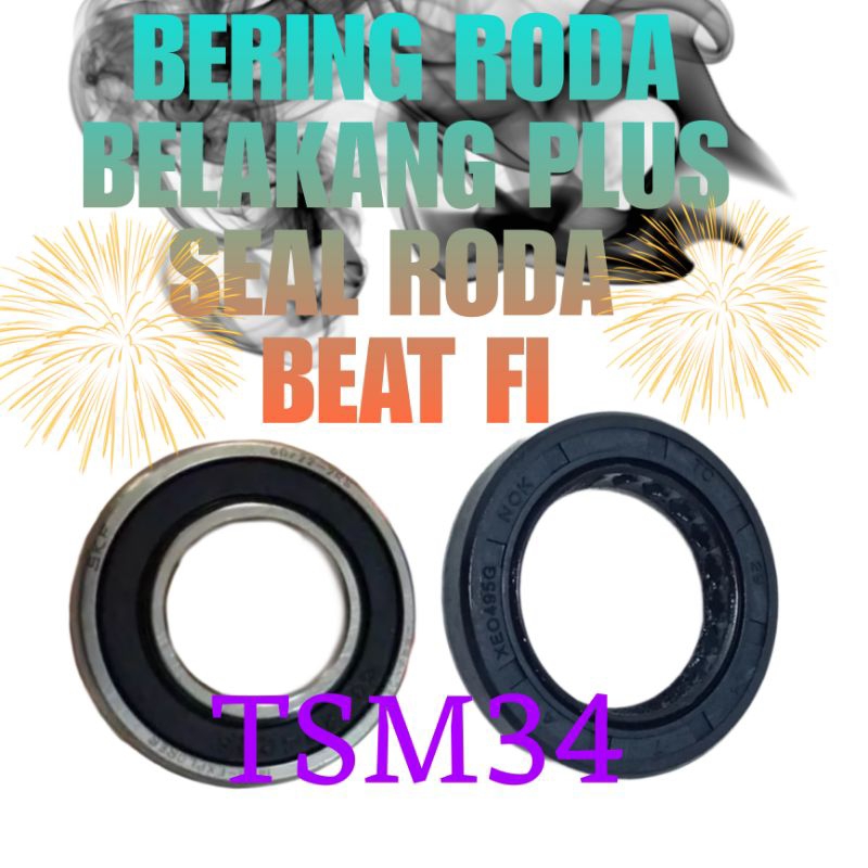 Jual BEARING RODA BELAKANG BEAT PLUS SEAL RODA BEAT FI / BEAT / VARIO ...