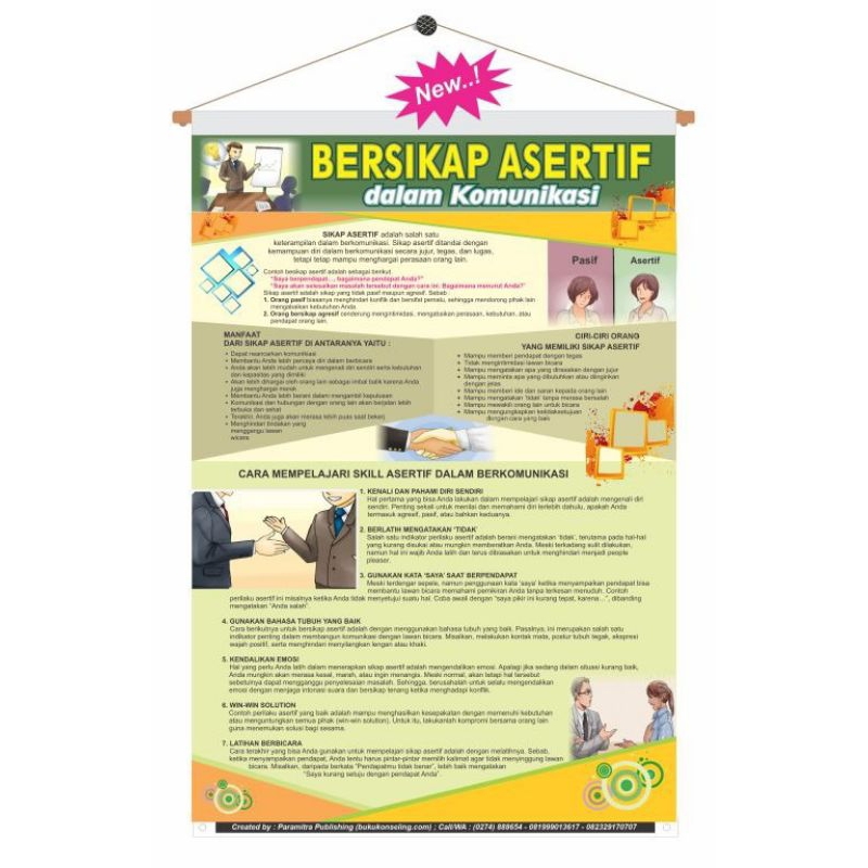 Jual banner bersikap asertif dalam komunikasi | Shopee Indonesia