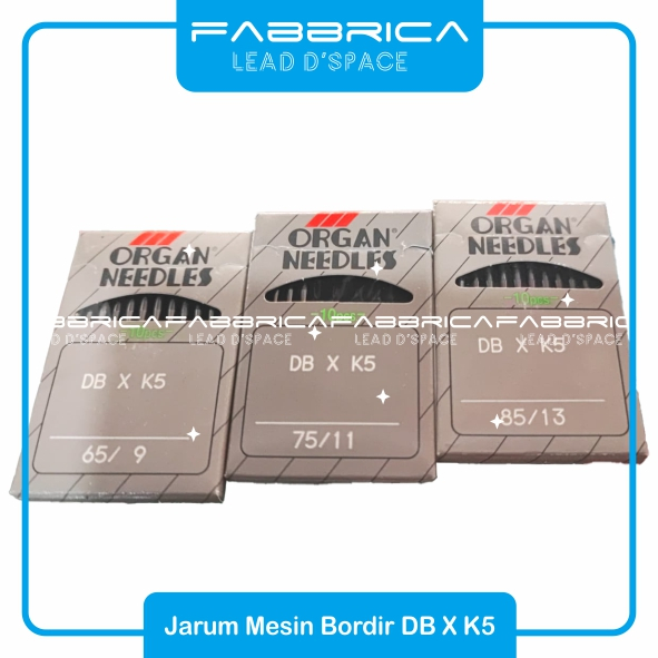 Jual Fabbrica Jarum Mesin Bordir DB X K5 Organ Needles Bordir