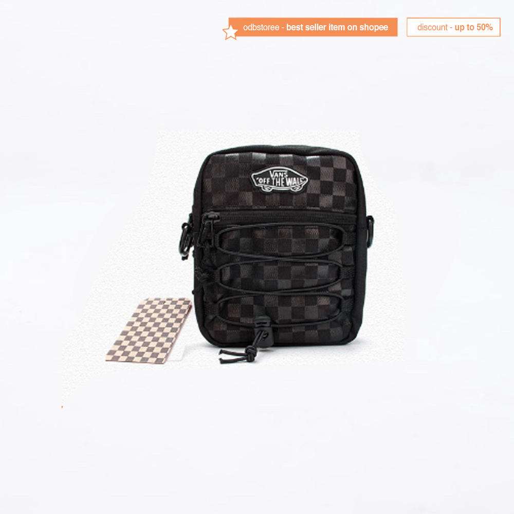 Jual Vans Shoulder Bag Checkerboard Black Original | Shopee Indonesia