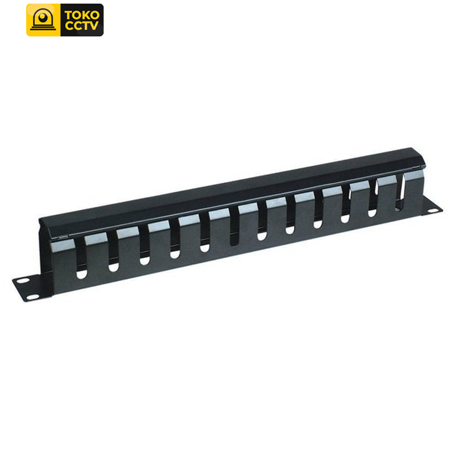 Jual Wire Management Patch Panel 1U/Pengatur Kabe, Rack Server Wire ...