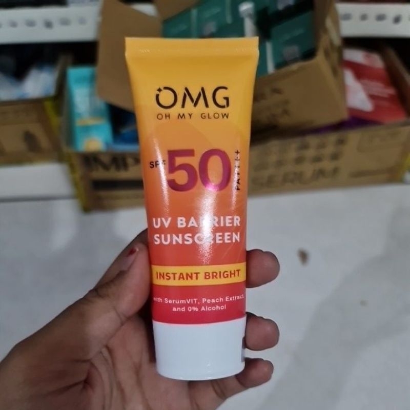 Jual SORZKA OMG OH MY GLOW BRIGHT BOOSTER UV BARRIER SUNSCREEN SPF 50