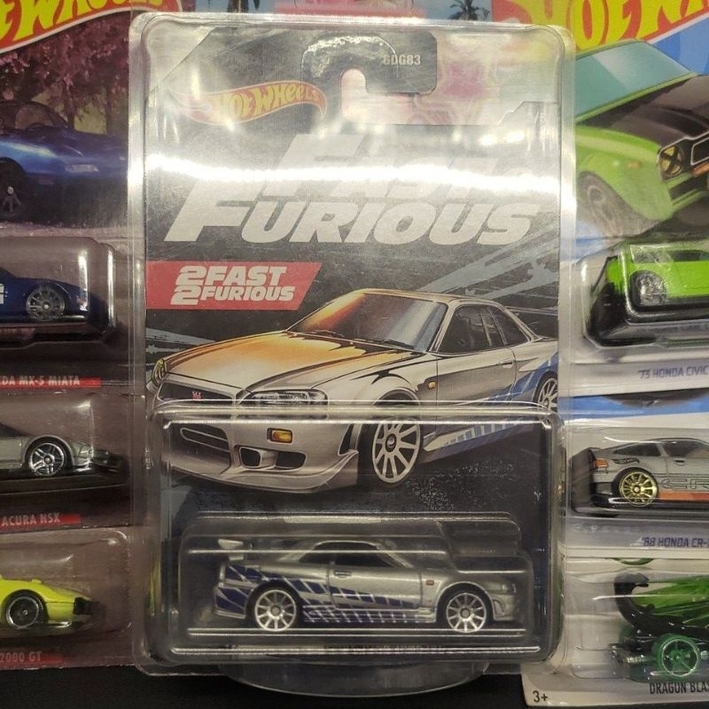 Jual HOTWHEELS FNF NISSAN SKYLINE GT-R R34 card lama | Shopee Indonesia