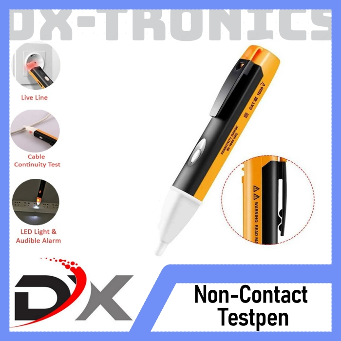 Jual Test Pen Non Contact Testpen Bunyi AC Tester Deteksi Kabel Putus ...
