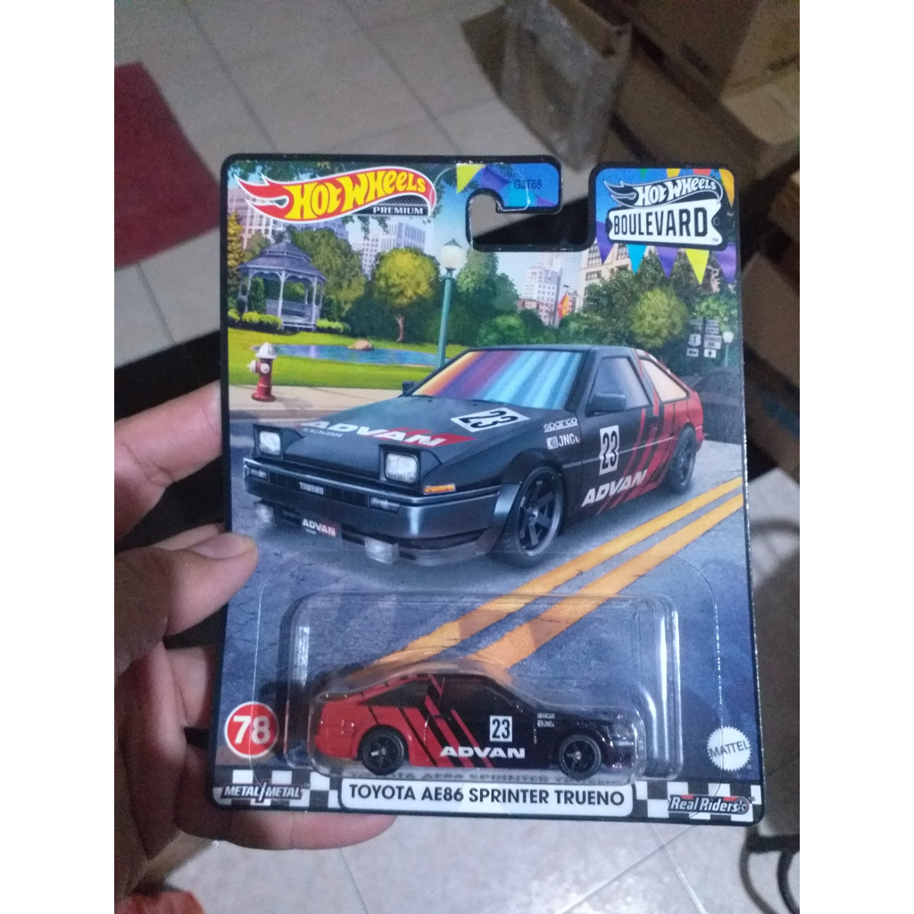 Jual Hot Wheels Boulevard Toyota Ae86 Sprinter Trueno Advan Shopee Indonesia