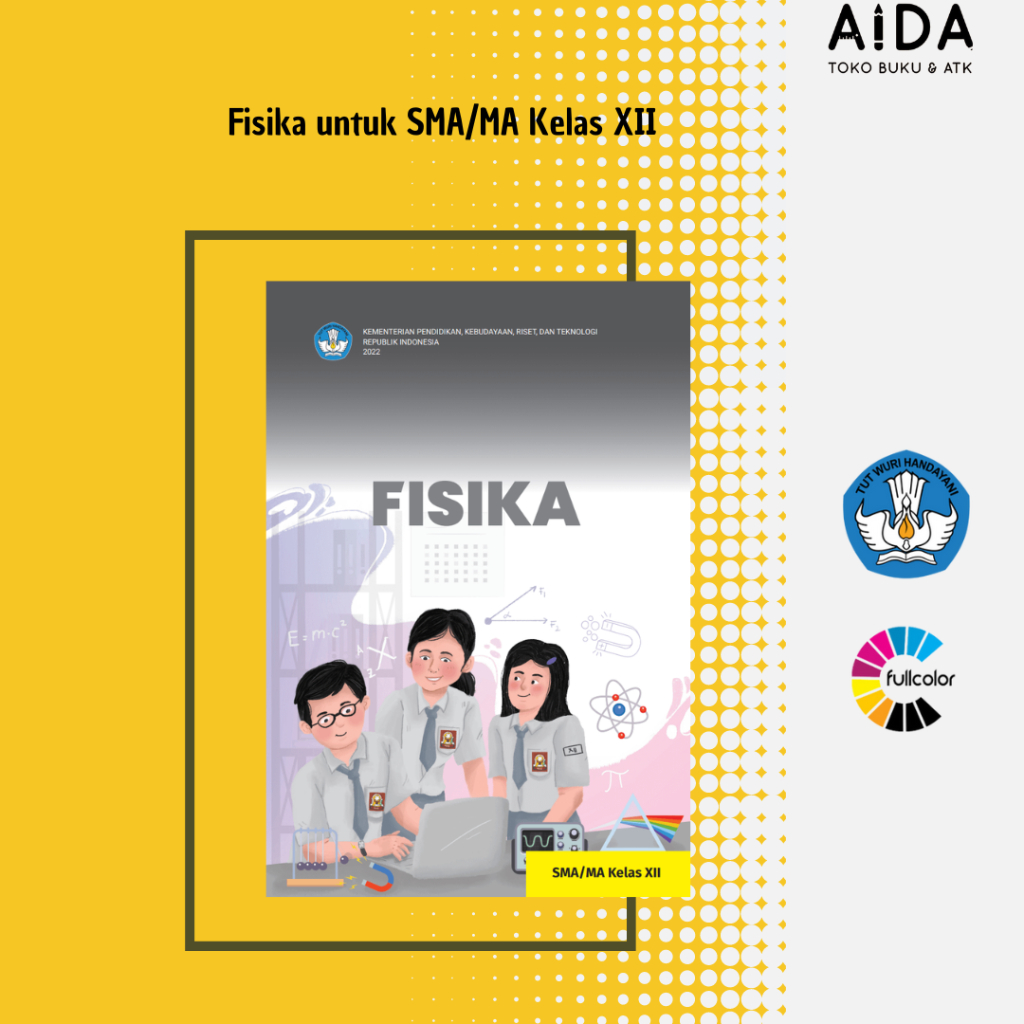 Jual Buku Pendidikan Kurikulum Merdeka SMA Fisika Kelas 12 Buku Paket