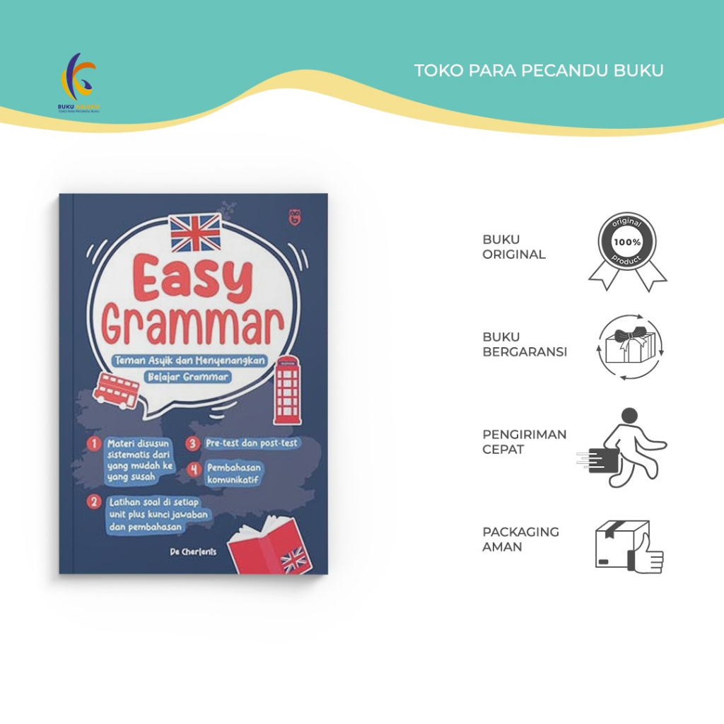 Jual Buku Referensi - Easy Grammar - De Cherlents - BMedia - Bukukaluku ...