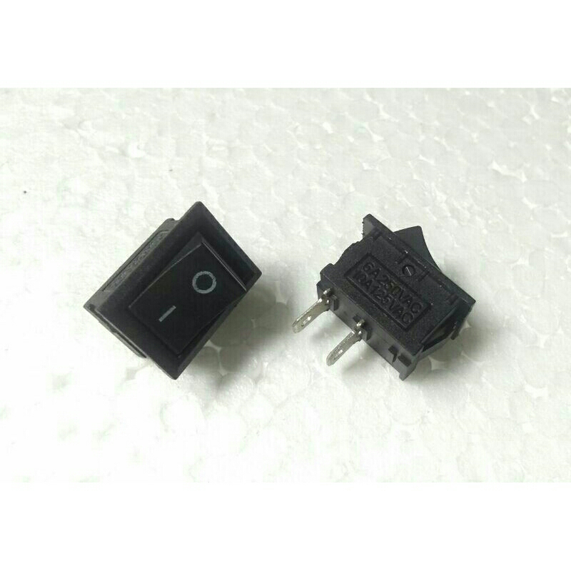 Jual Rocker Switch 2pin 21x15mm Saklar ON OFF 2 kaki | Shopee Indonesia