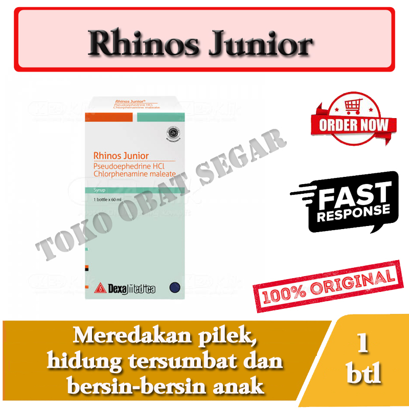 Jual Rhinos Junior Sirup Obat Pilek AnakAnak Shopee Indonesia