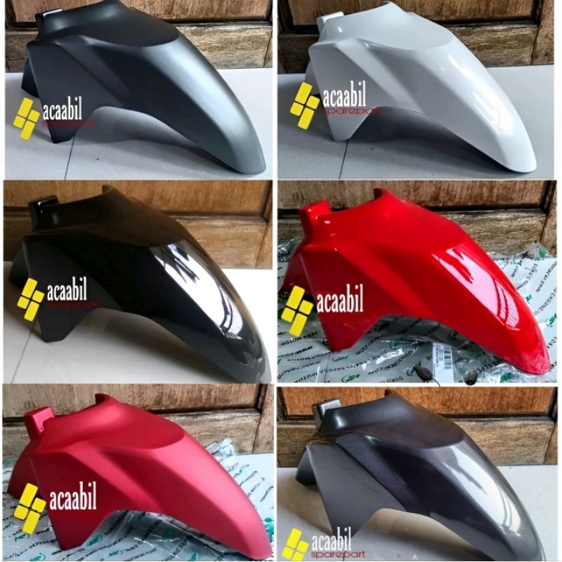 Jual Spakbor Depan Vario 125 150 LED Baru New Hitam Putih Merah Doff