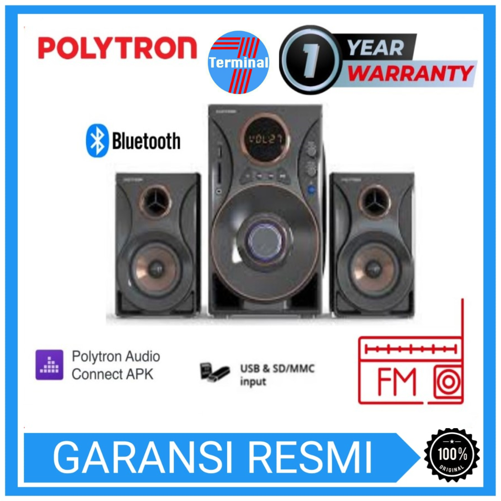 Jual Polytron Speaker Multimedia PMA 9310 RADIO FM Shopee Indonesia