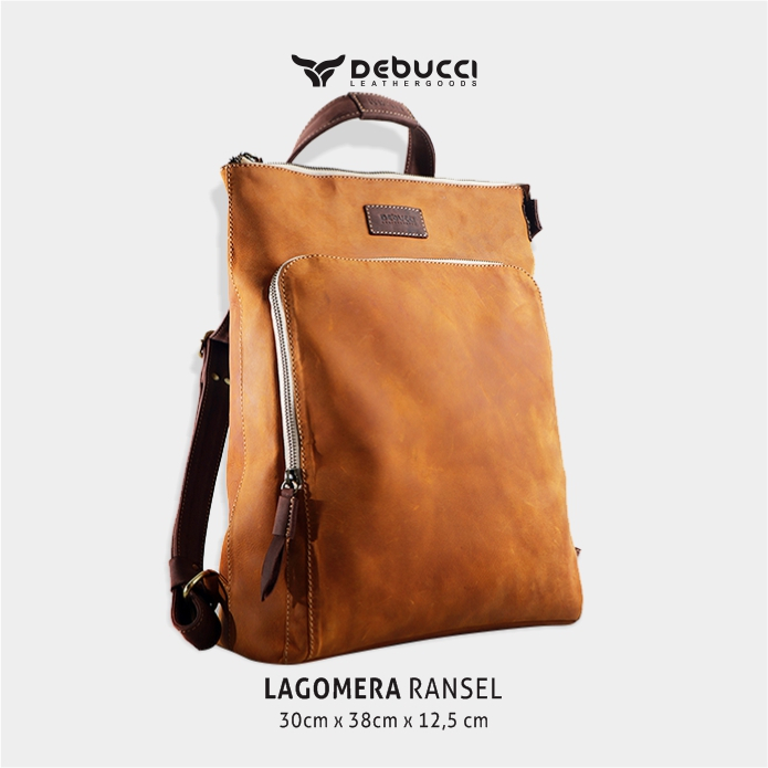 Jual Ransel cewek-Debucci Leather goods-LaGomera bag/Tas cewek kulit ...