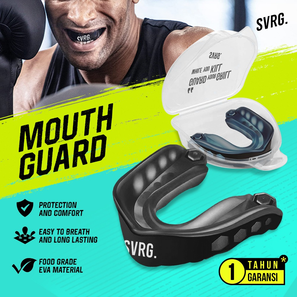 Jual SVRG. Mouthguard Gumshield Mouth Guard Gumsil Pelindung