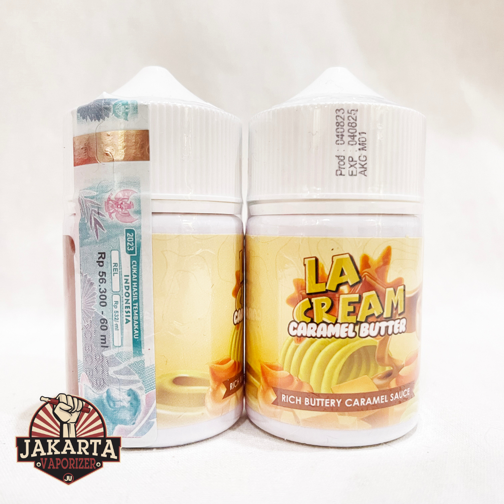 Jual LA CREAM CARAMEL BUTTER 60ML 3MG 6MG BY LEVICA JUICE Shopee