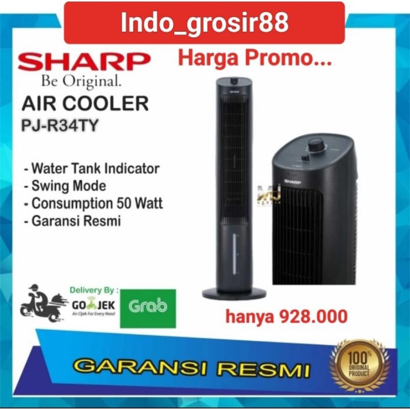 Jual SHARP AIR COOLER PJ-R34TYB Tower COOLER Pendingin Ruangan SHARP ...