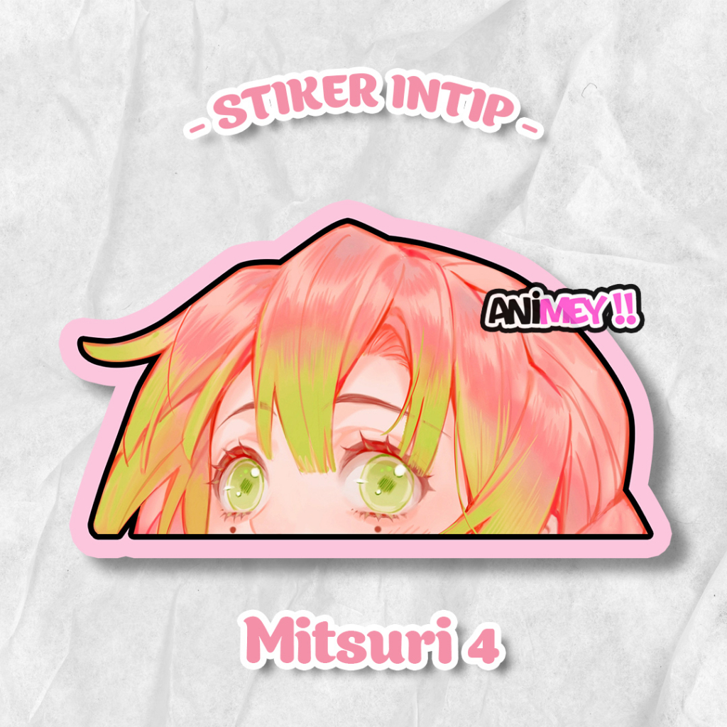 Jual Stiker Intip Mitsuri Kanrouji / Sticker Anime Waterproof | Shopee ...