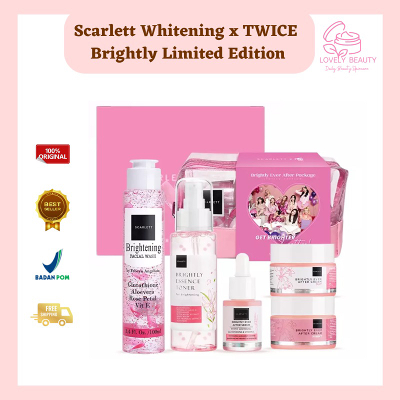 Jual [Ready Stock] Scarlett Whitening X TWICE Brightly Ever After ...