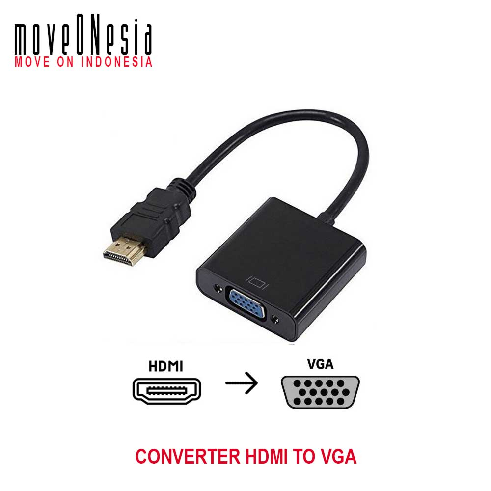 Jual Adapter Converter HDMI to VGA | Shopee Indonesia