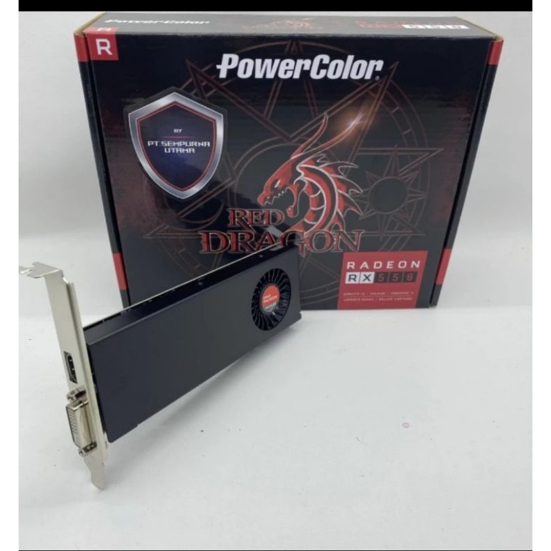 Jual VGA POWERCOLOR RX 550 4GB DDR5 128 BIT | Shopee Indonesia