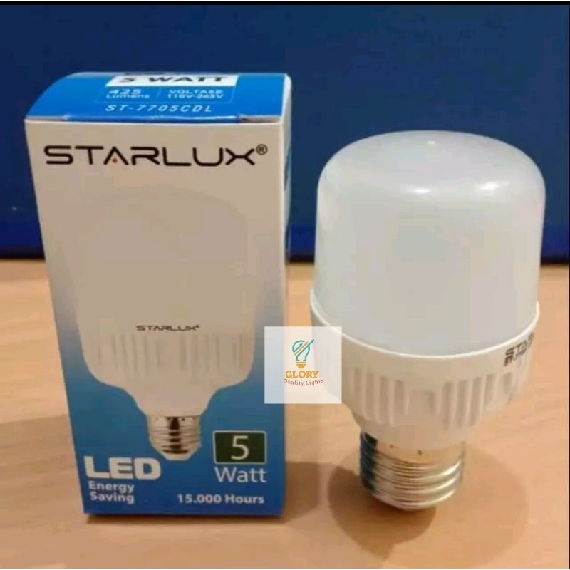 Jual Lampu Led Starlux 5 Watt Sni Cool White Shopee Indonesia