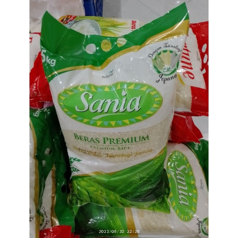 Jual Beras Premium Sania Kemasan 5kg Shopee Indonesia