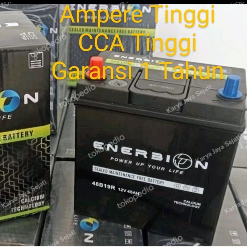 Jual Aki Kering Terbaik Enerbion (MF) NS40Z / NS40ZL Amper Tinggi CCA