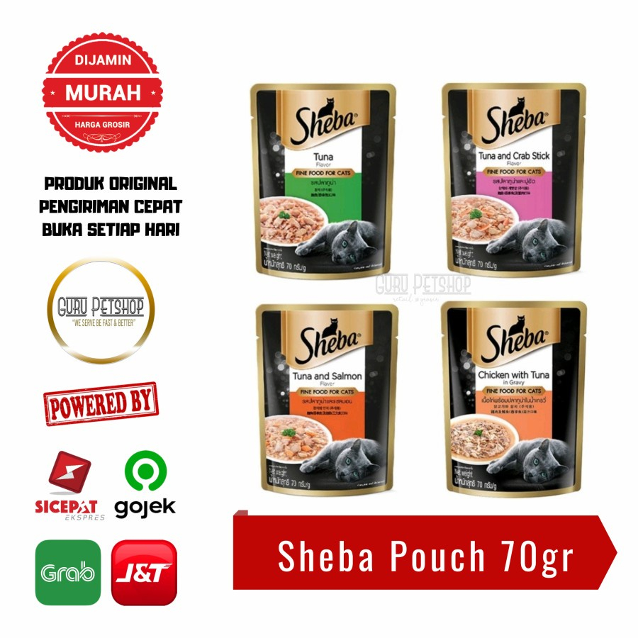 Jual Sheba Pouch 70gr Sheba Wet Catfood Sheba Sachet Sheba. Catfood ...