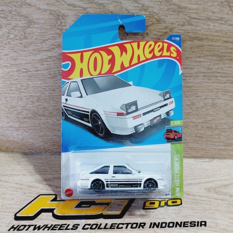 Jual Hot Wheels Toyota Ae86 Sprinter Trueno Putih Shopee Indonesia 8898