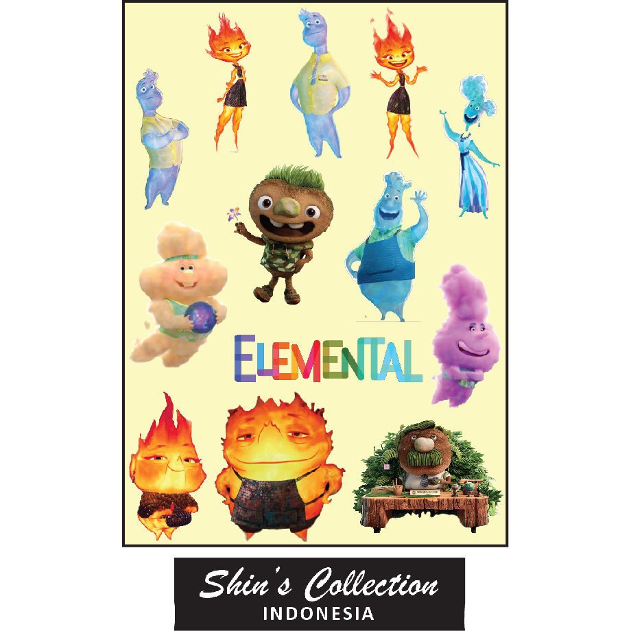 Jual sticker stiker murah anti air elemental | Shopee Indonesia