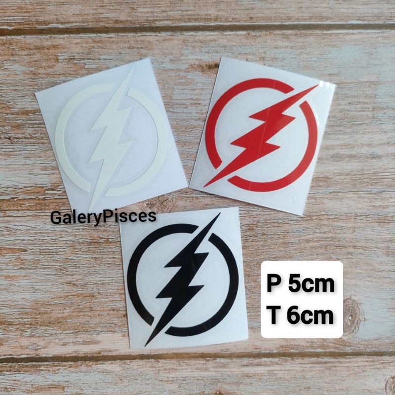 Jual stiker cutting gambar petir keren stiker motor dan helm | Shopee ...