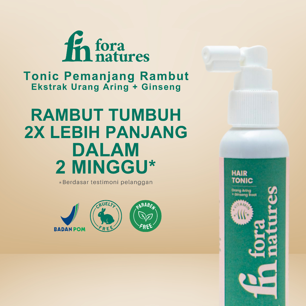 Jual Fora Natures Tonic Pemanjang Rambut Cepat | Shopee Indonesia