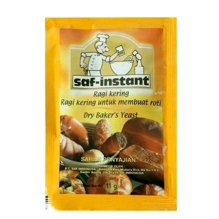 Jual saf-instant Ragi Kering untuk membuat roti-Dry Baker's Yeast 11g ...