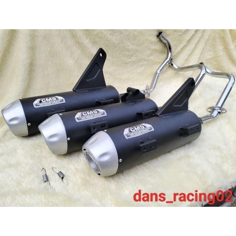 Jual Knalpot matic standar racing COPY CM$ Muffler bas adem Beat/ Beat ...