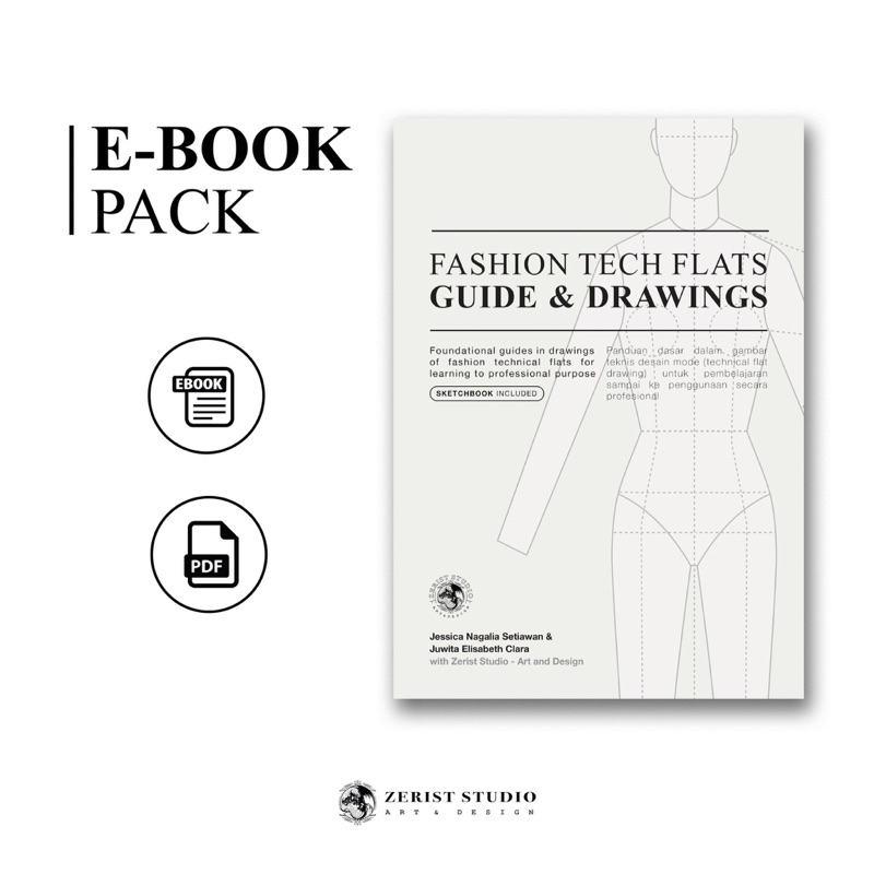 Jual Buku Fashion Elektronik Technical Drawing Zerist Studio | Shopee ...
