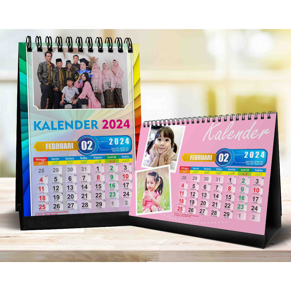 Jual kalender duduk | kalender meja | kalender 2024 | kalender custom