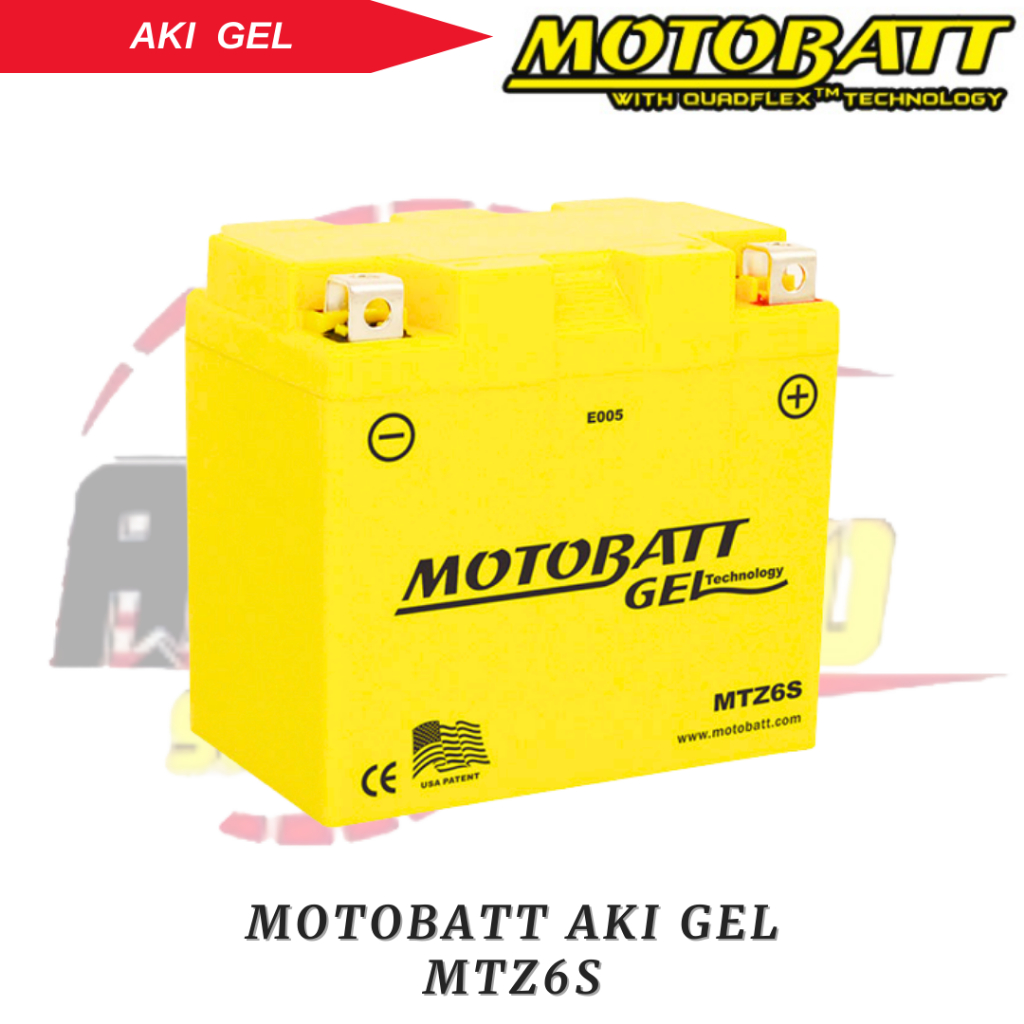 Jual Motobatt Accu Aki Gel MTZ6S Motor CBR 150R CRF 150 230 Vario 125