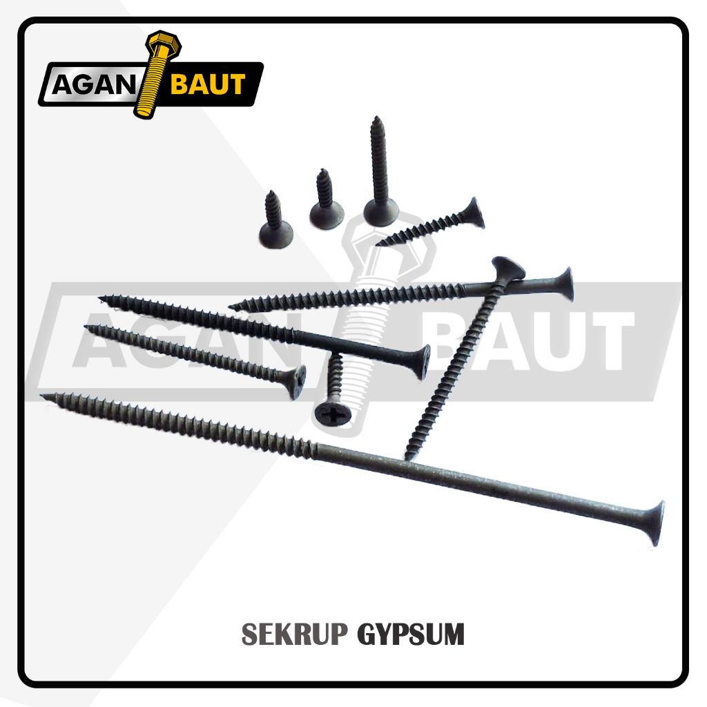 Jual Per Pcs Sekrup Skrup Gypsum Drywall Screw X Cm Shopee Indonesia