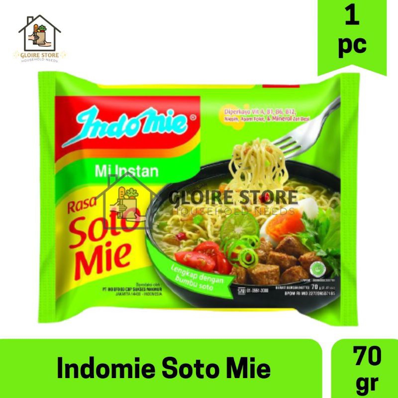 Jual INDOMIE Mi Instan Rendang Goreng Kuah Soto Ayam Bawang Kari ...