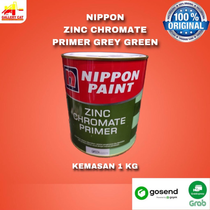 Jual TERMURAH!! Cat meni besi anti karat Nippon Paint Zinc Chromate