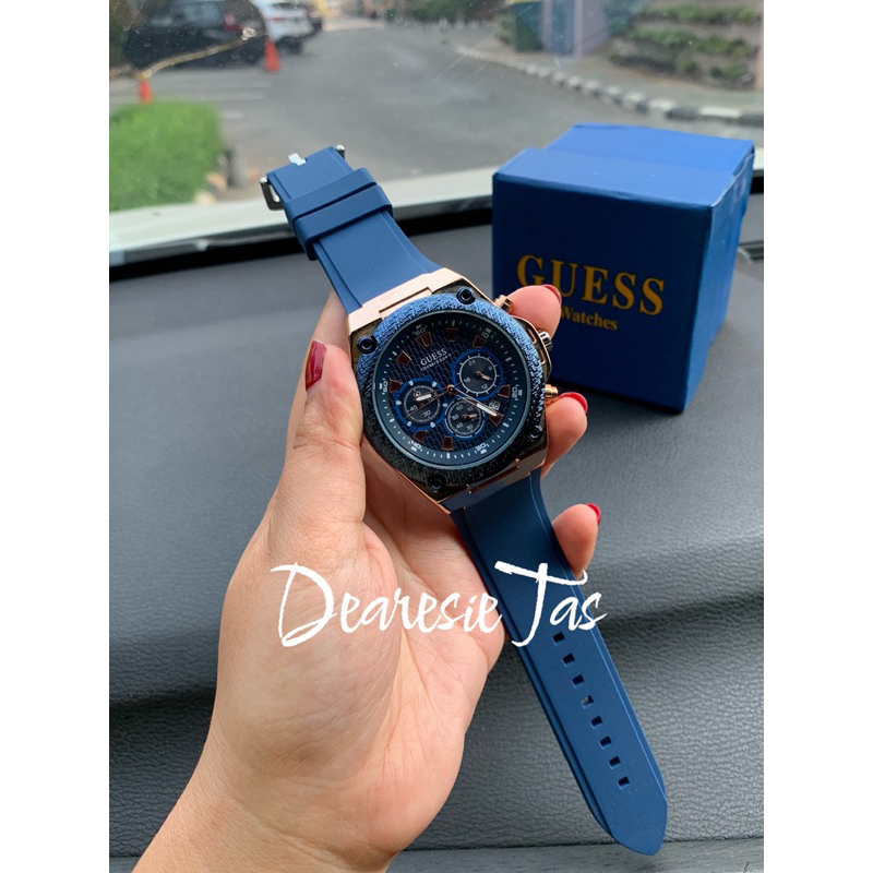 Jual Jam Tangan G Rubber Crono Aktif Shopee Indonesia